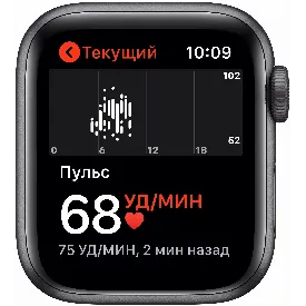 Умные часы Apple Watch Series 7 45 мм, Aluminium Case, Midnight, тёмная ночь